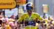 Belgičan Wout van Aert se raduje po ovládnutí 4. etapy Tour de France