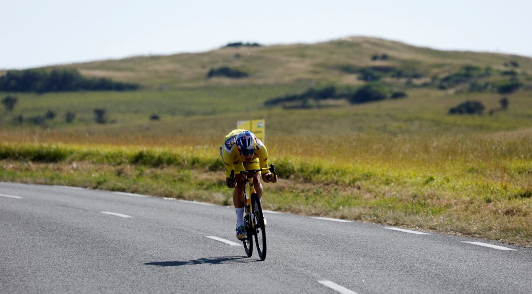 Belgický cyklista Wout van Aert zazářil po přesunu Tour de France z Dánska do Francie