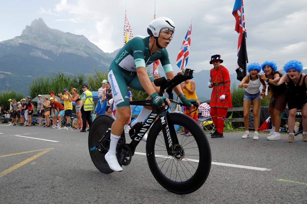 Belgičana Jaspera Philipsena bylo od 5. etapy Tour de France možné vidět pouze v zeleném dresu