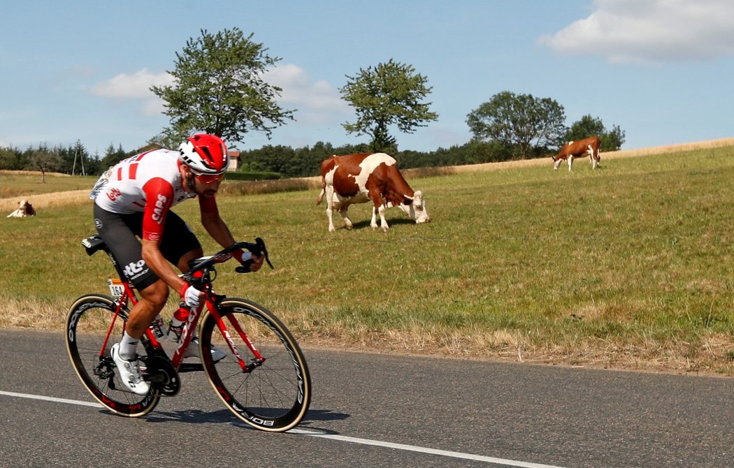 Thomas De Gendt ovládl osmou etapu letošní Tour de France, při dlouhém úniku se mohl i kochat krajinou