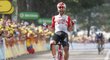 Thomas De Gendt byl po většinu 8. etapy v úniku, který dotáhl až do vítězného konce