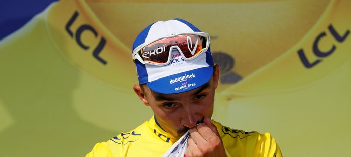 Julian Alaphilippe se po třetím místu v 8. etapě vrátil do žlutého trikotu pro průběžného lídra Tour de France