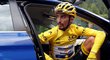 Francouzský jezdec Julian Alaphilippe po předčasně ukončené 19. etapě Tour de France