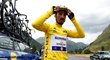 Francouzský jezdec Julian Alaphilippe po předčasně ukončené 19. etapě Tour de France