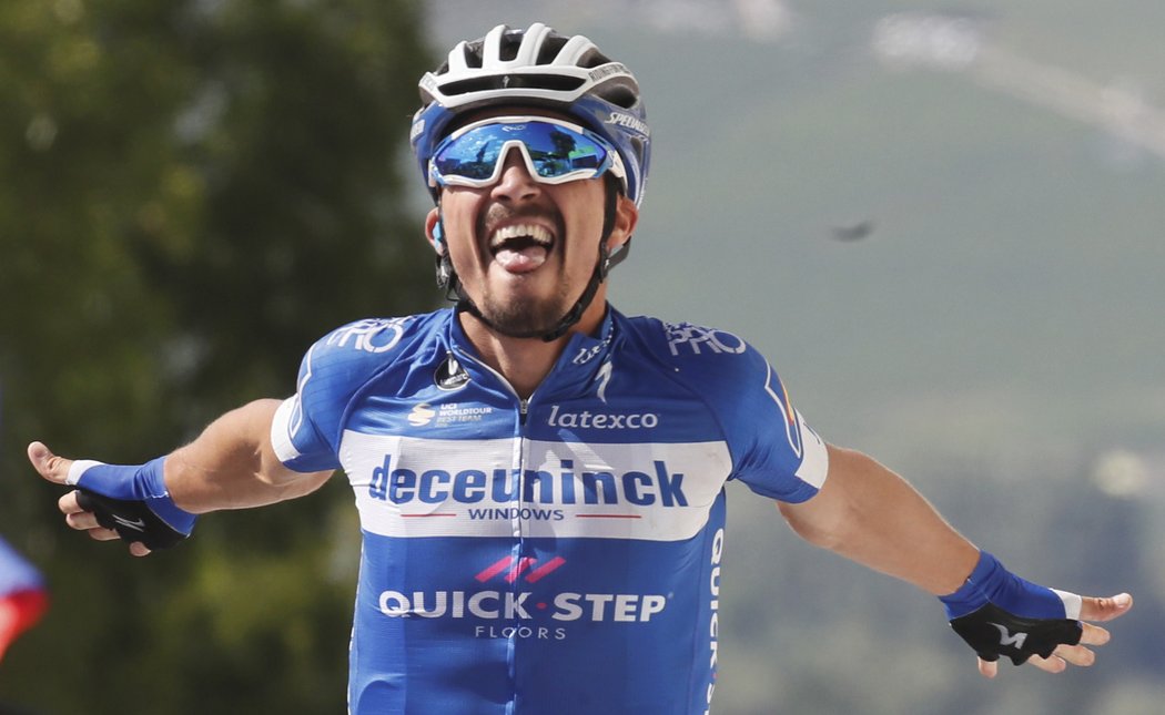 Julian Alaphilippe vyhrál třetí etapu Tour de France a dostal se do průběžného vedení