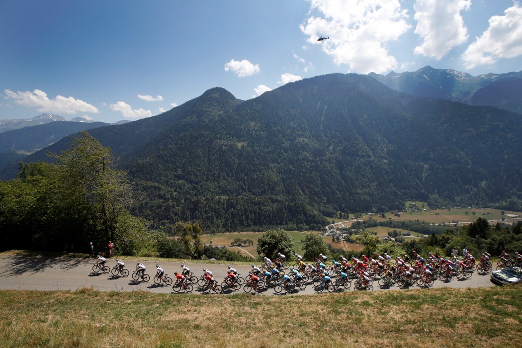 I 11. etapa Tour de France zavedla závodníky k vrcholkám Alp