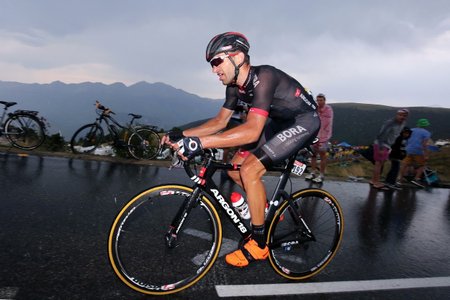 Jan Bárta během královské etapy Tour de France v Pyrenejích