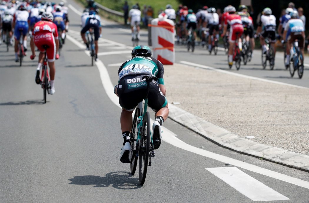 Maciej Bodnar během cyklistické Tour de France