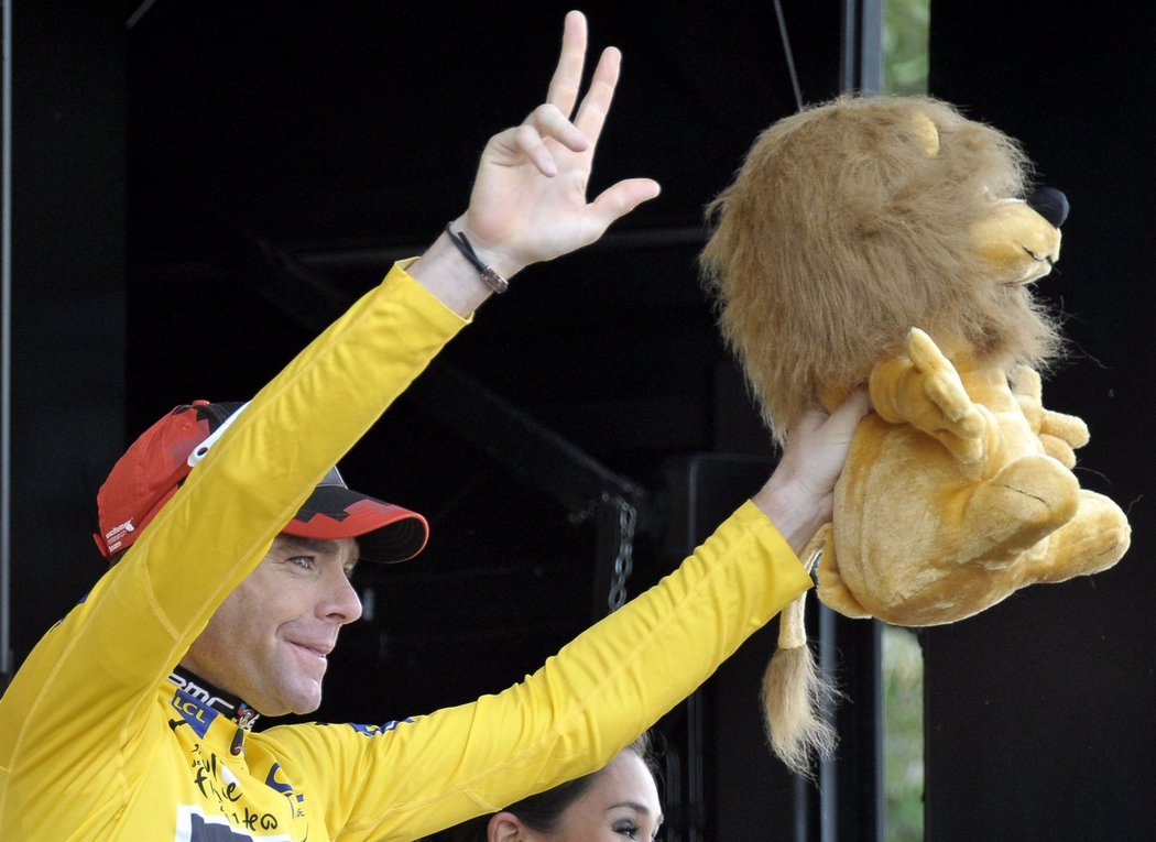 Dojatý Australan Cadel Evans po 20. etapě Tour de France