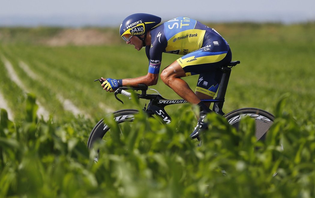 Roman Kreuziger v časovce na Tour de France