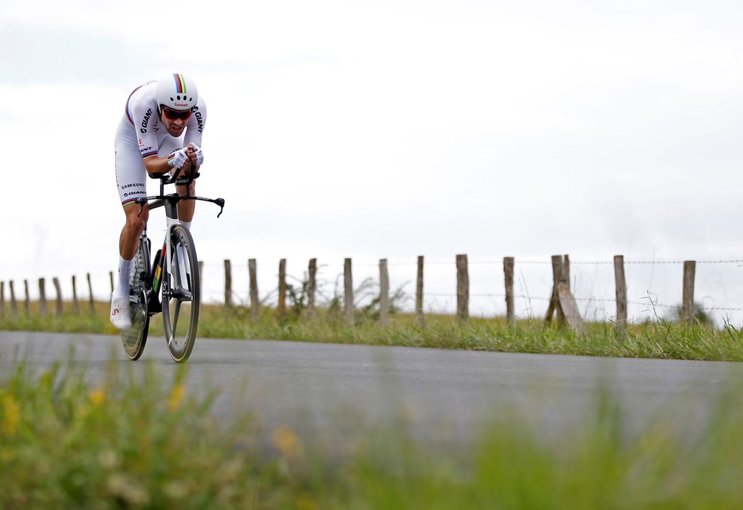 Tom Dumoulin ovládl sobotní časovku na Tour de France