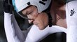 Běloruský cyklista Vasil Kiryienka z týmu Sky na startu časovky na úvod Tour de France