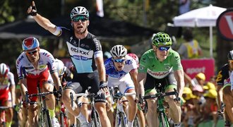 Cavendish je zpátky, ovládl etapu. V historickém pořadí Tour je třetí