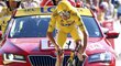 Lídr závodu Tour de France Chris Froome