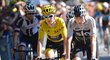 Geraint Thomas a Chris Froome na Tour de France