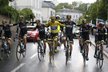 Chris Froome si užívá poslední etapu Tour de France se svými parťáky ze stáje Sky