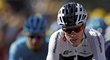 Chris Froome v cíli 15. etapy Tour de France