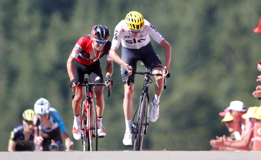 Chris Froome vyšplhal na vrchol La Planche jako třetí a na Tour se oblékne do žlutého