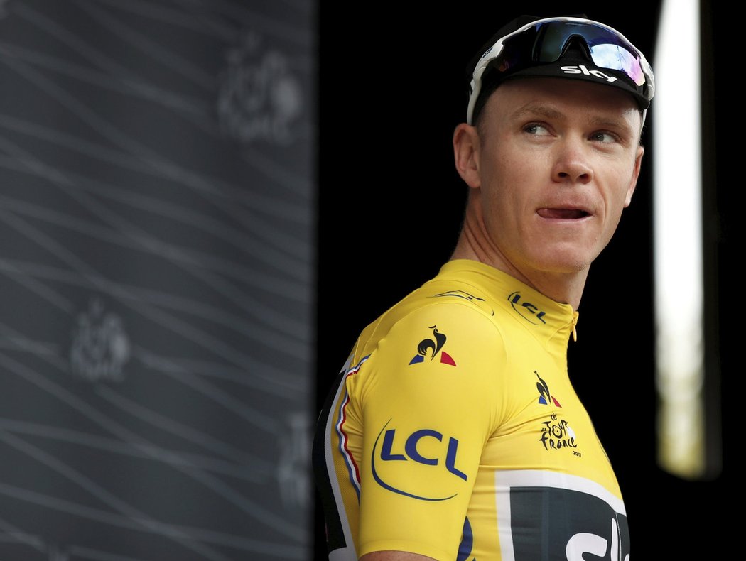 Chris Froome před poslední etapou Tour de France