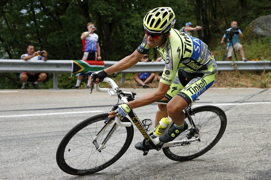 Contador touží skončit na Tour de France třetí