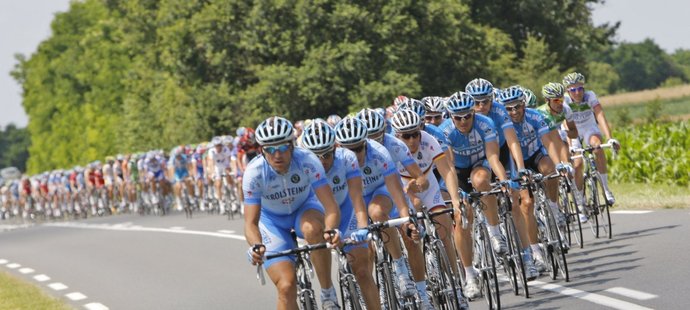Momentka z páté etapy Tour de France 2008