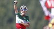 Ital Fabio Aru se raduje z triumfu v páté etapě Tour de France s dojezdem na La Planche des Belles Filles