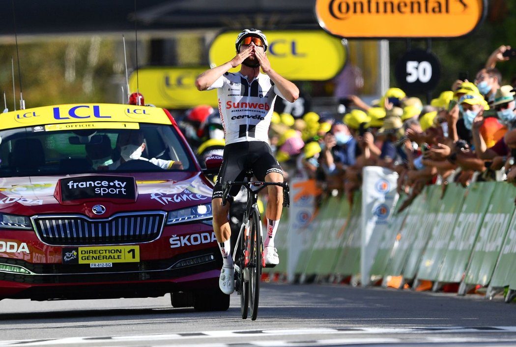 Marc Hirschi po úspěšném úniku vyhrál 12. etapu Tour de France