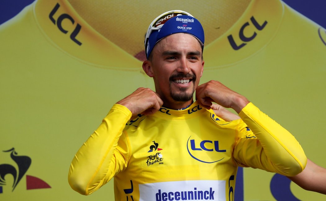 Julian Alaphilippe ze stáje Deceuninck-Quick Step je po třetí etapě novým lídrem Tour de France 2019