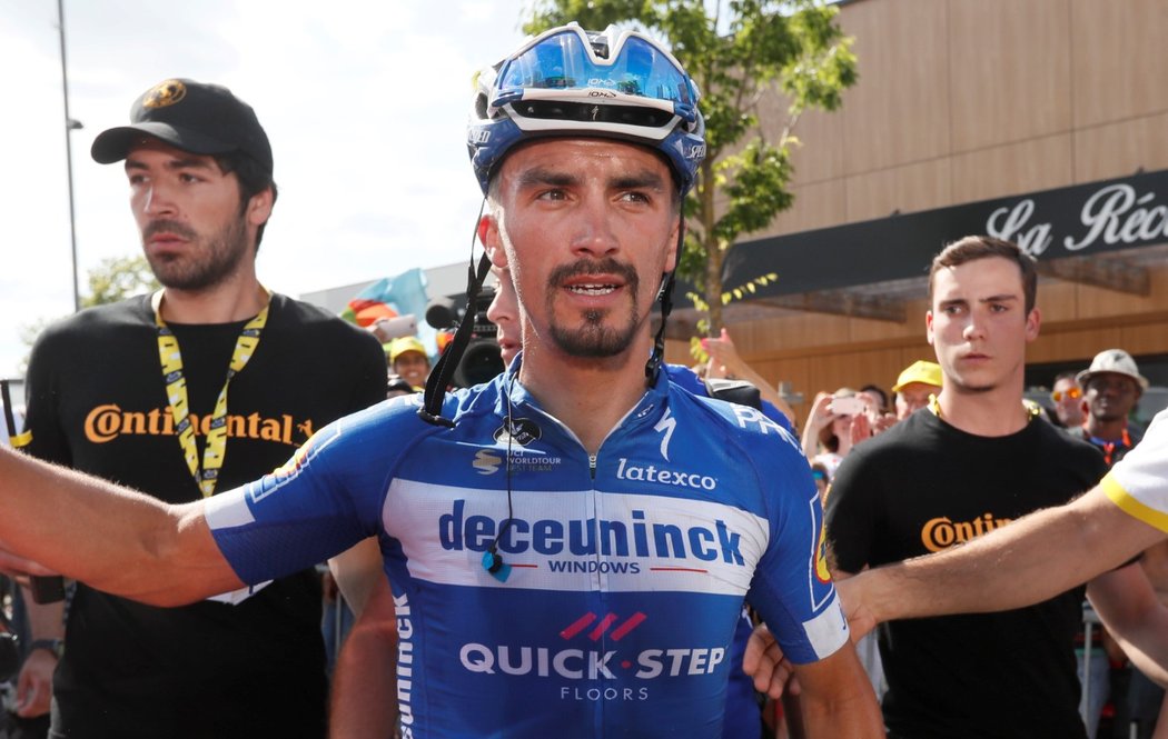 Julian Alaphilippe ze stáje Deceuninck-Quick Step je po třetí etapě novým lídrem Tour de France 2019