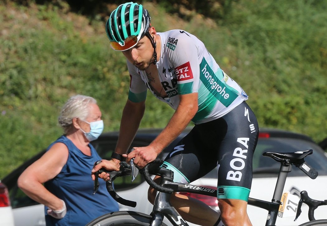 Lukas Pöstlberger na trati Tour de France