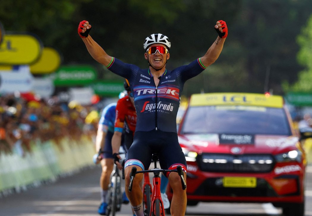 Dánský cyklista Mads Pedersen letos zvítěžil i na Tour de France