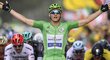 Marcel Kittel oslavuje výhru v 10. etapě Tour de France