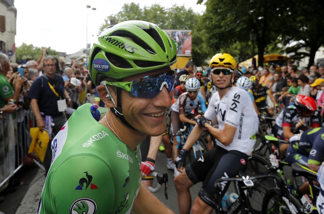 Německý cyklista Marcel Kittel vyhrál letos již čtyři etapy Tour de France