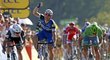 Naštvaný Marcel Kittel v závěru 14. etapy Tour de France