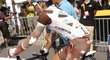 Peraud ve 13. etapě Tour de France ošklivě upadl