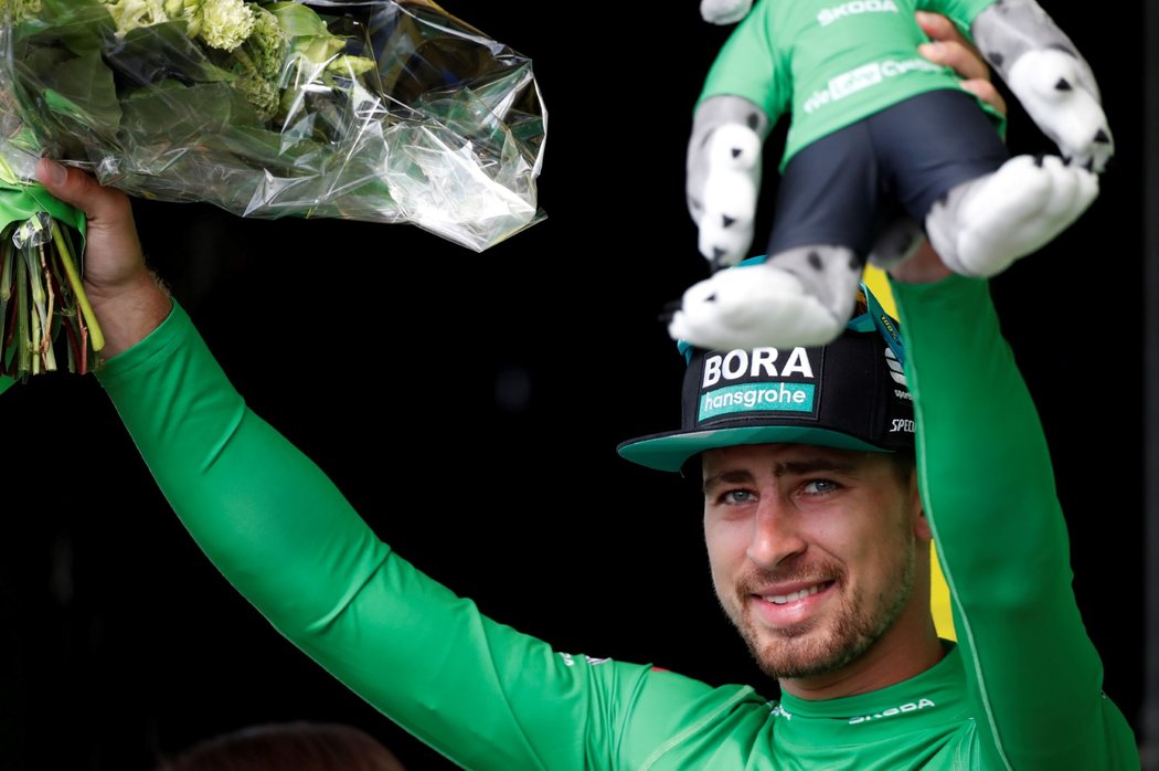 Slovenský cyklista Peter Sagan je průběžně po třetí etapě Tour de France 2019 nejlepším spurtérem