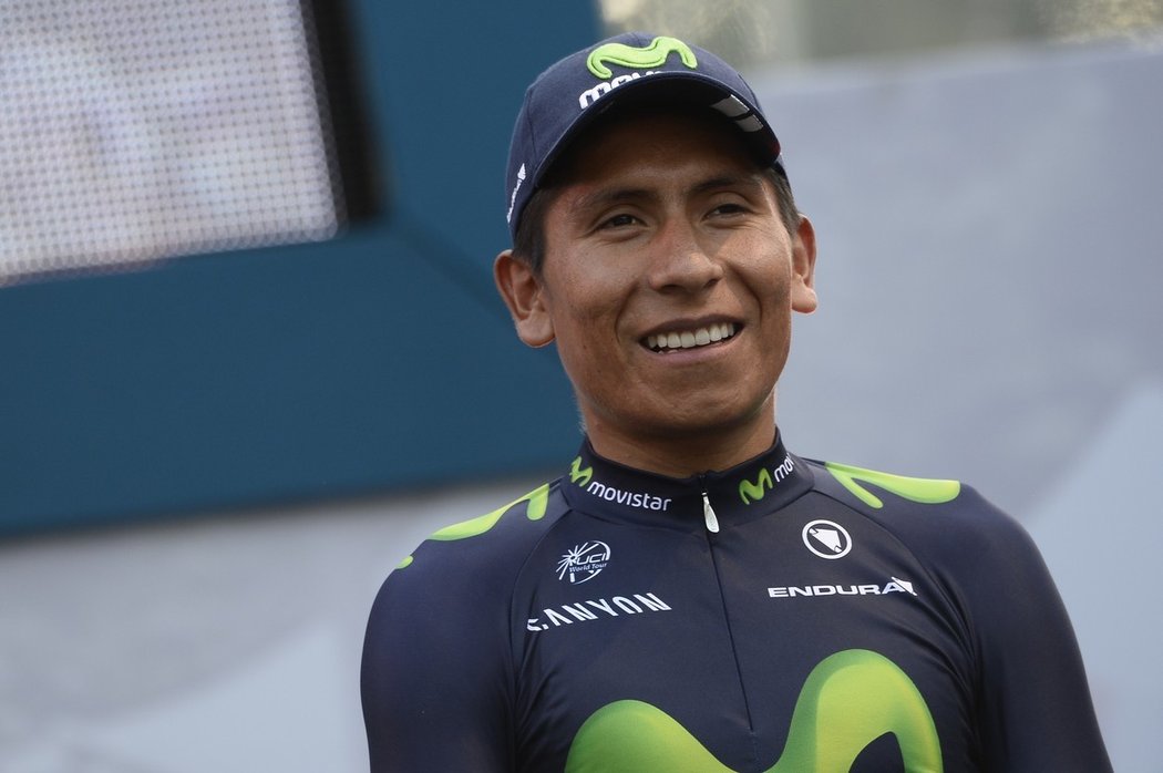 Nairo Quintana jezdí za stáj Movistar.