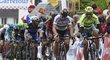 Roman Kreuziger na čele balíku jezdců na Tour de France