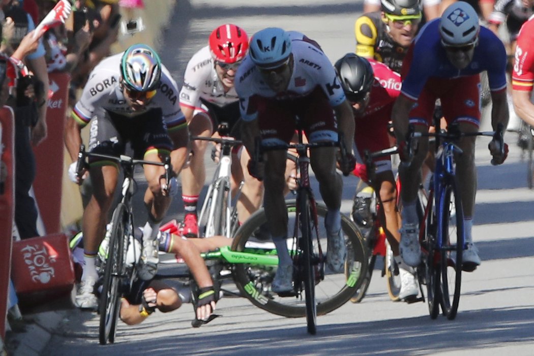 Osudný moment na Tour de France