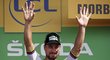 Peter Sagan těsně před tím, než obdržel zelený trikot