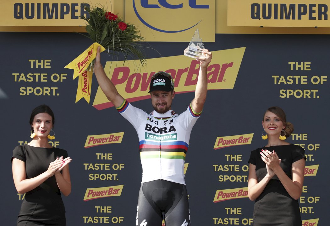 Slovenský hrdina! Peter Sagan jako vítěz páté etapy Tour de France.