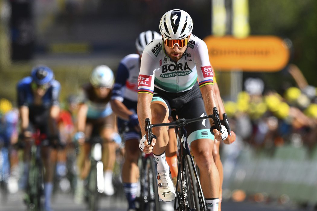 Peter Sagan na Tour de France dál bojuje o zelený trikot