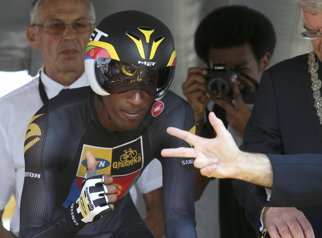 Daniel Teklehaimanot se stal prvním africkým černochem startujícím na Tour de France