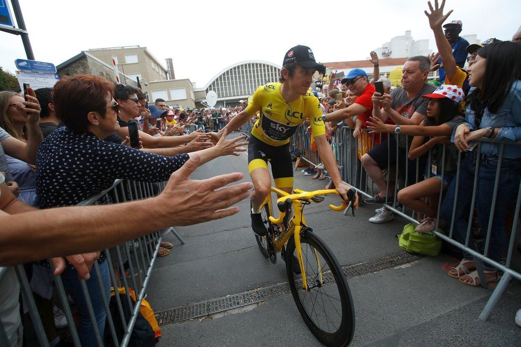 Vítěz Tour de France Geraint Thomas