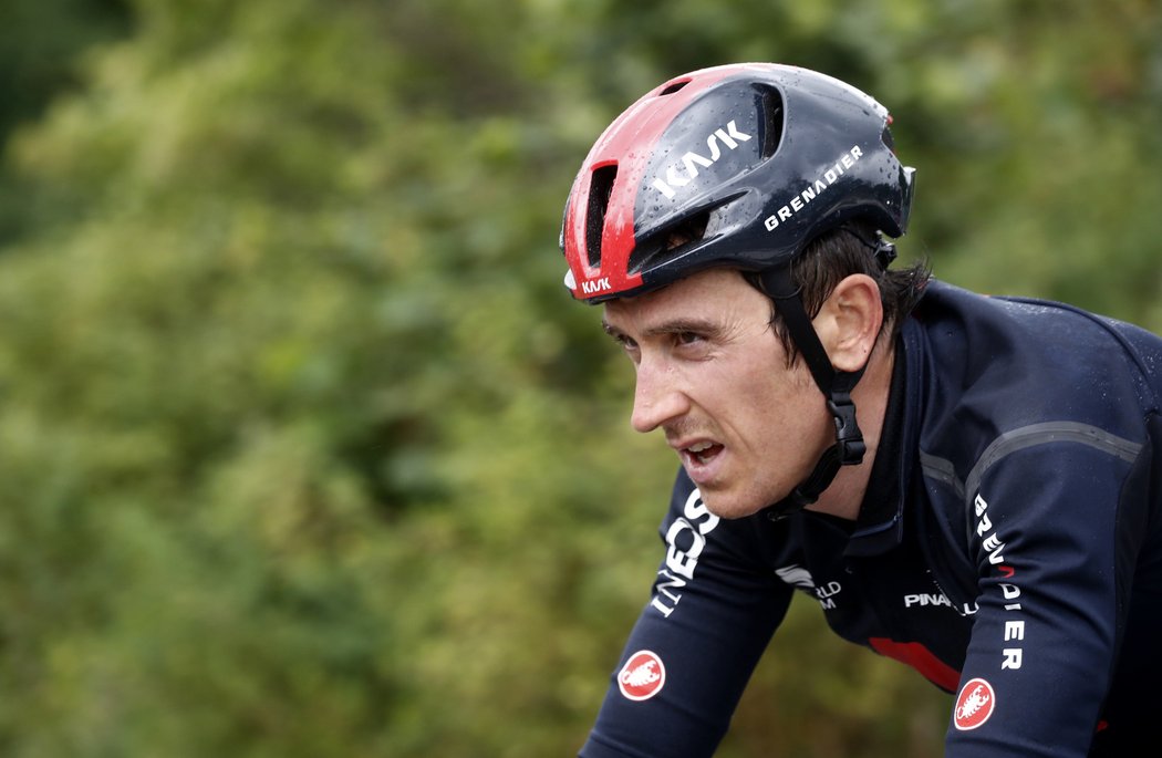 Geraint Thomas měl ve třetí etapě Tour de France těžký pád