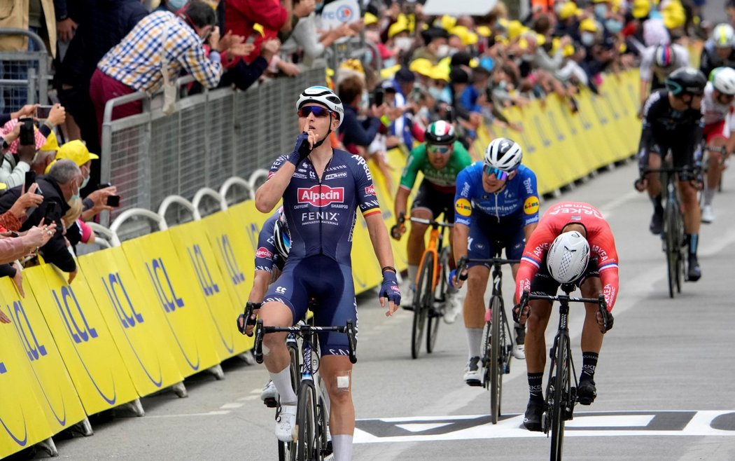 Tim Merlier vyhrál na Tour de France 3. etapu