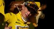 Prozatimní lídr Tour de France, dánský jezdec Jonas Vingegaard,