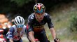 Belgický cyklista Wout van Aert, jenž jako první zdolal vrchol Mont Ventoux v rámci 11. etapy Tour