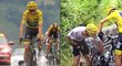 Froome musel měnit kolo