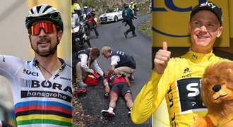 TOP 10 momentů Tour: Vítěz bez výhry, nešťastný Sagan i hrozivé pády